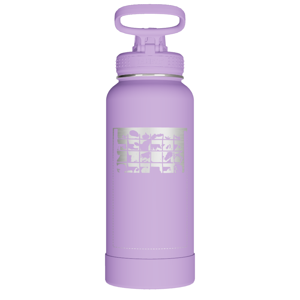 Actives Water Bottle With Spout Lid - customized
