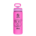 Kids Sport Water Bottle With Straw Lid - customized